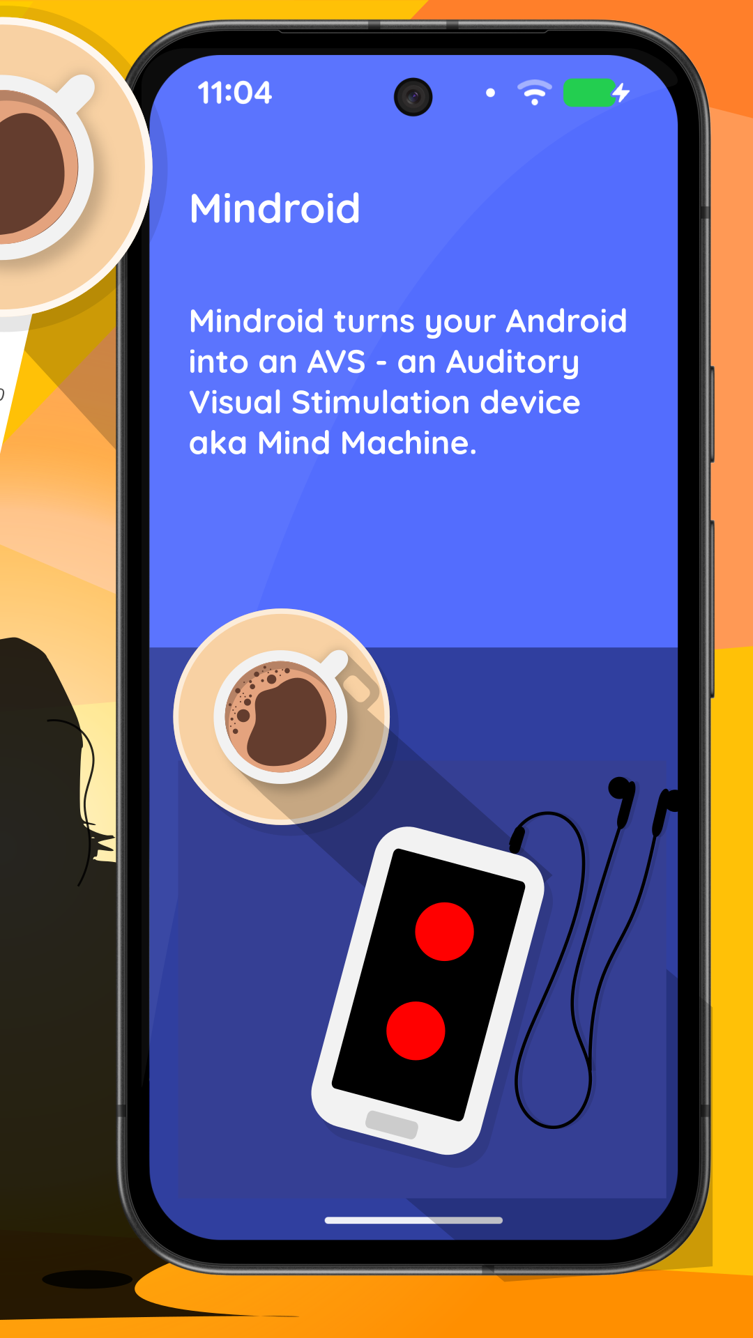 اسکرین شات 3 برنامه Mindroid: Relax, Focus, Sleep