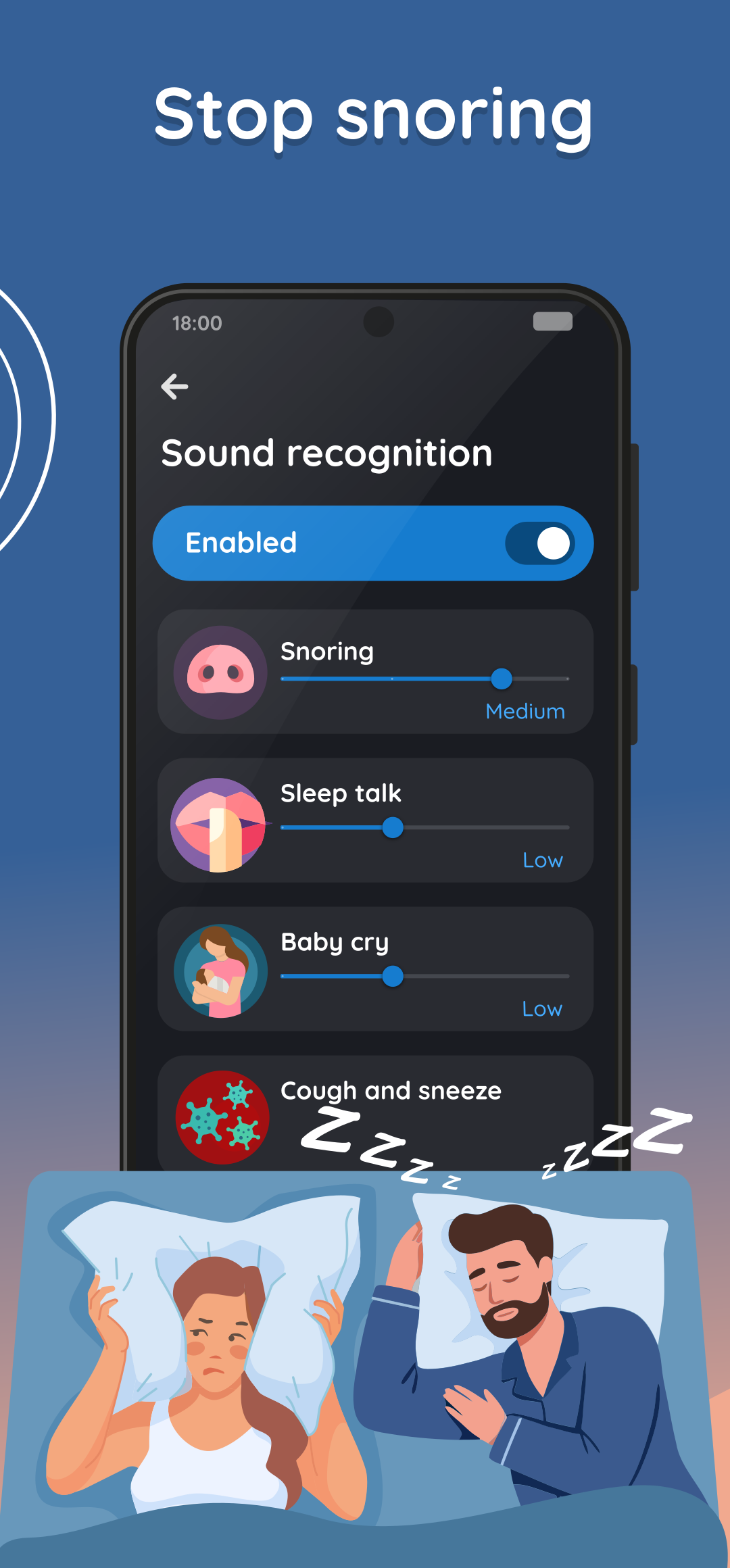 اسکرین شات 3 برنامه Sleep as Android: Smart alarm
