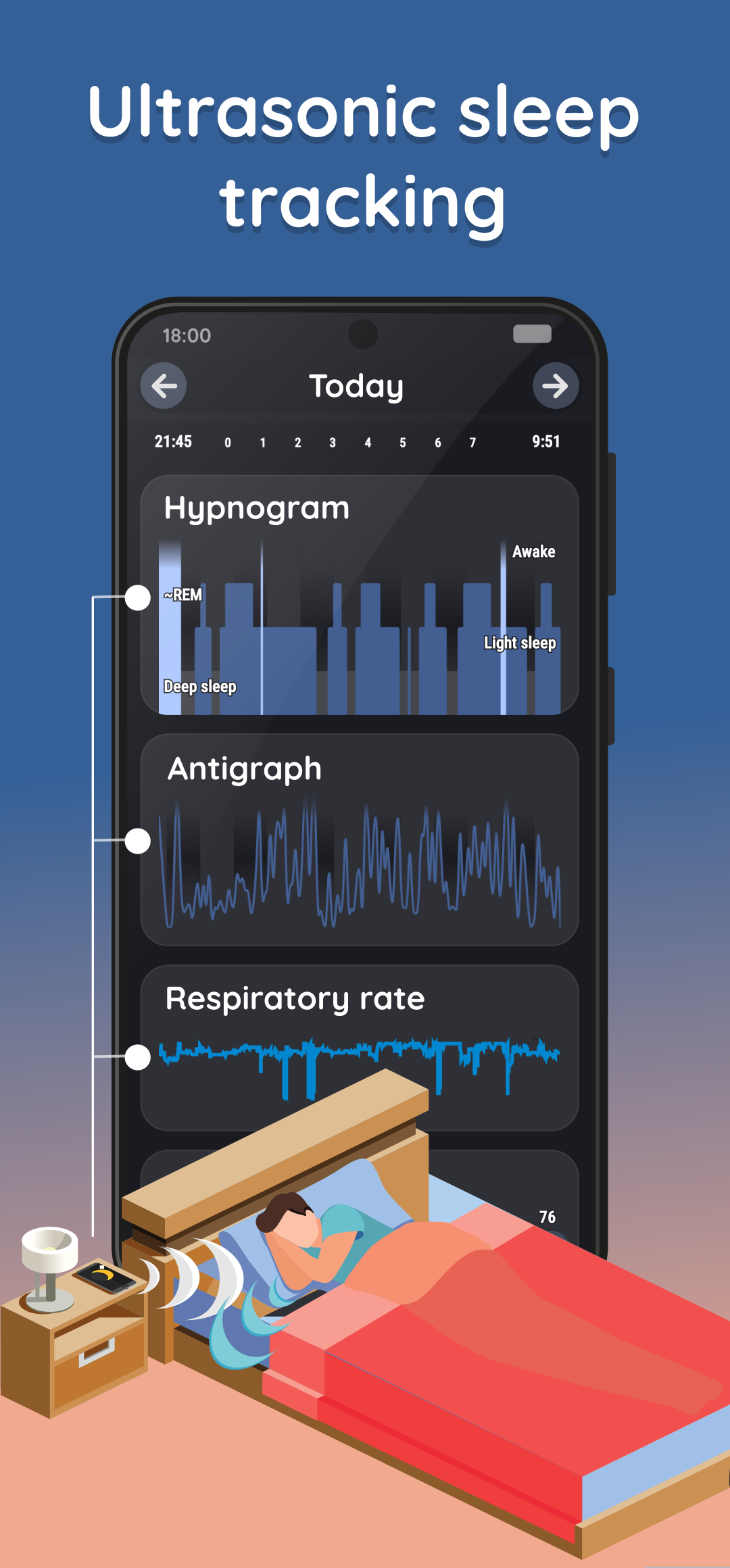 اسکرین شات 4 برنامه Sleep as Android: Smart alarm