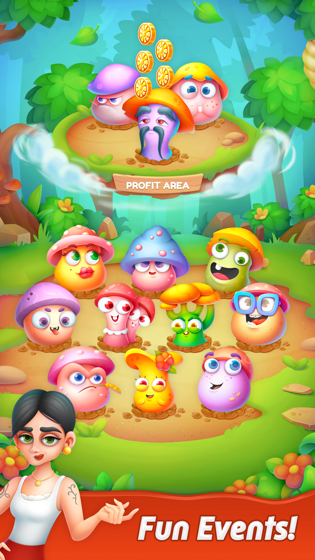 اسکرین شات 4 بازی Blooming Flowers Merge Game