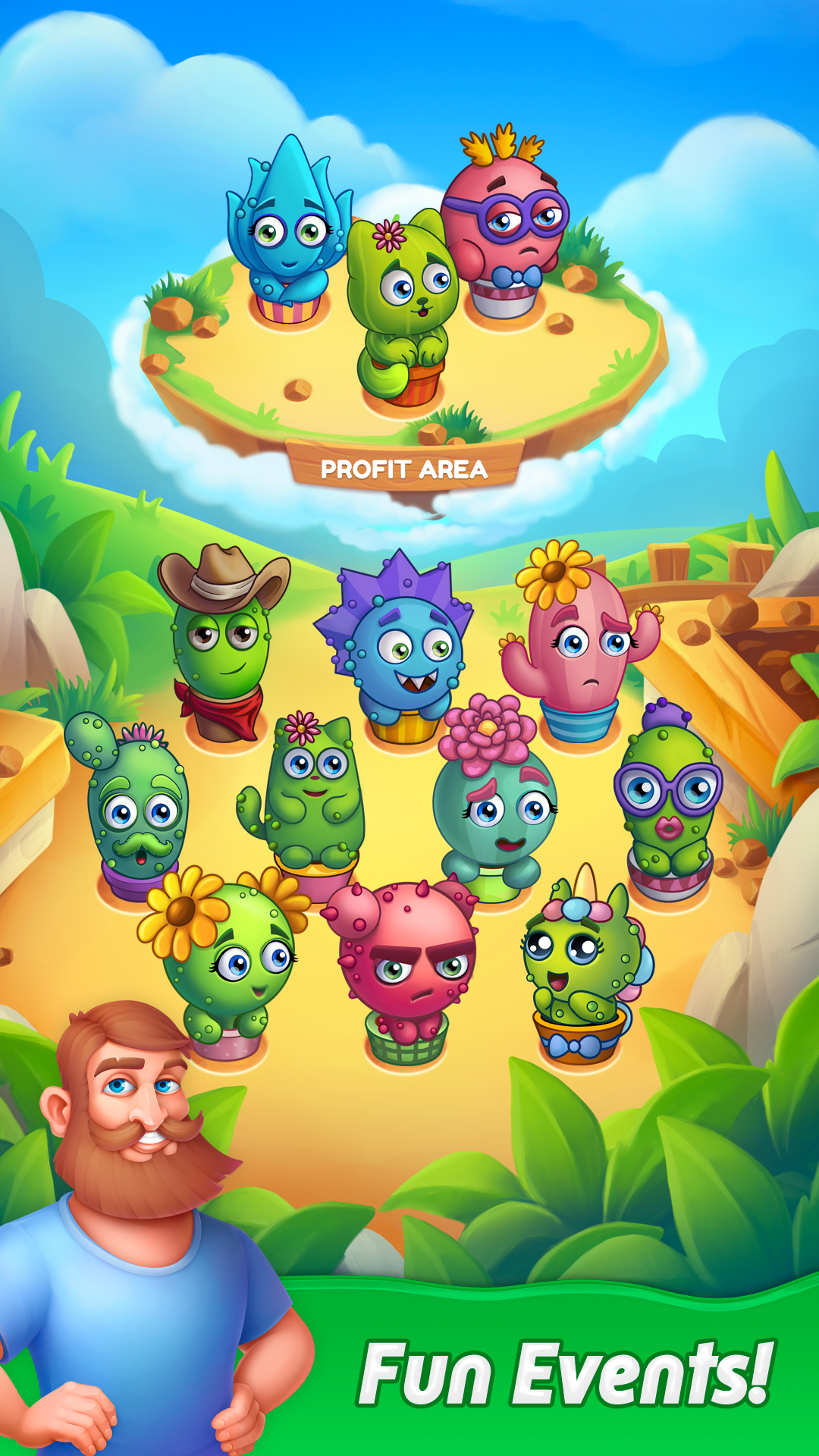 اسکرین شات 3 بازی Blooming Flowers Merge Game
