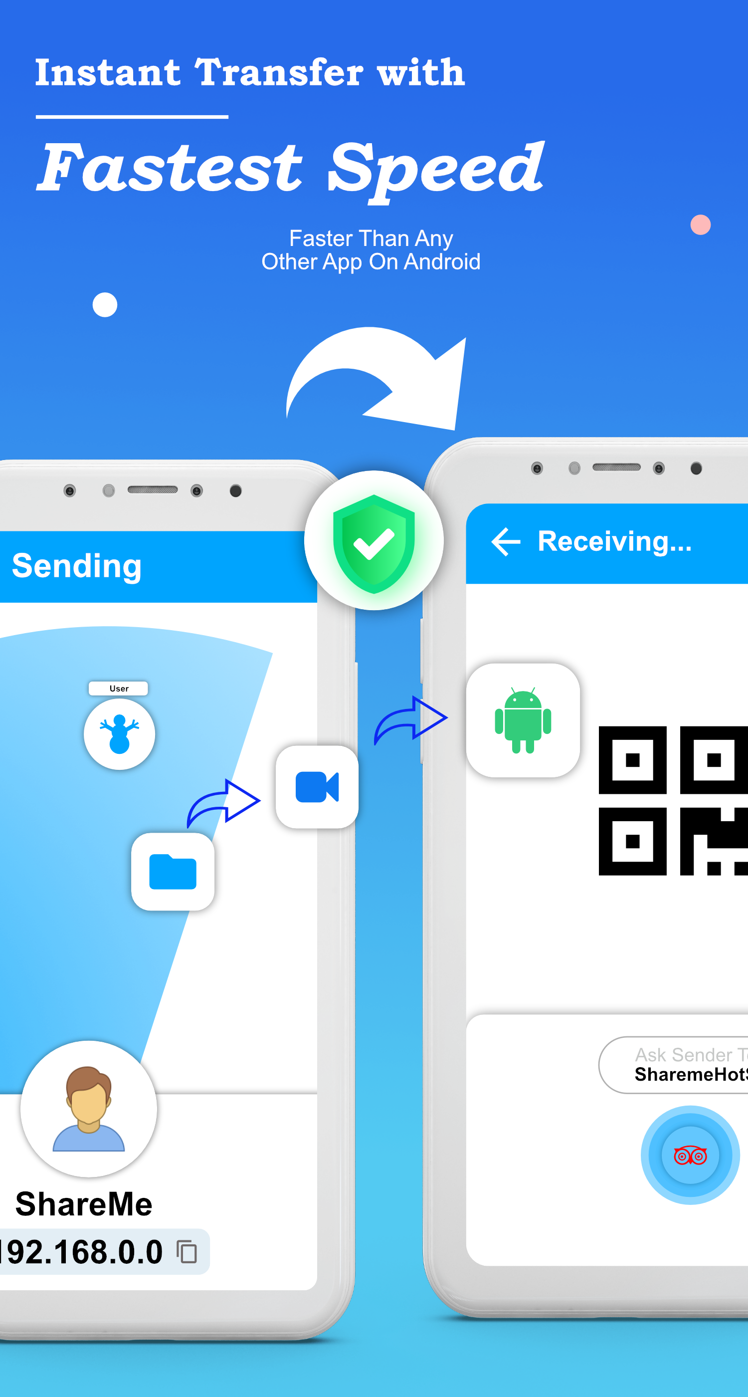 اسکرین شات 2 برنامه FileShare : File Transfer