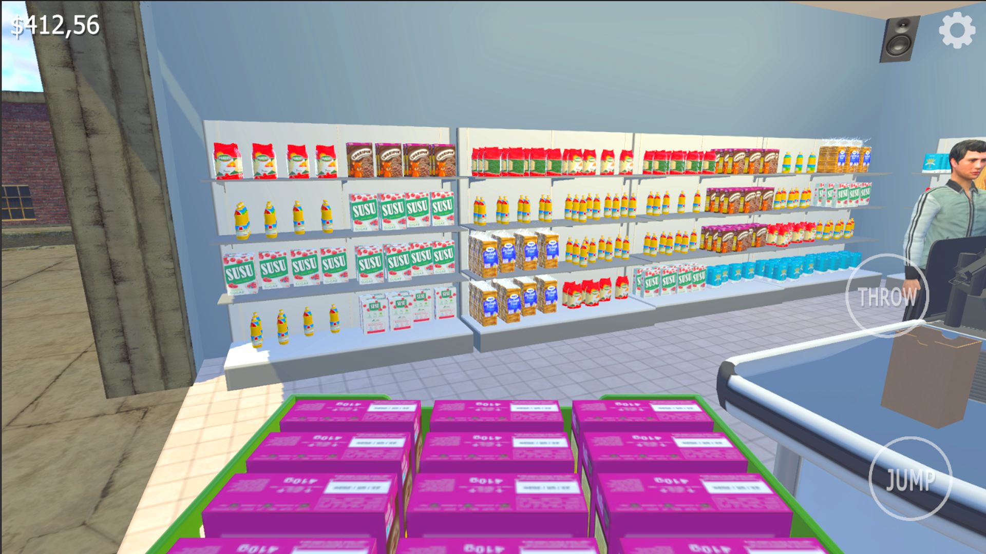 اسکرین شات 2 بازی Supermarket Simulator Store 3D