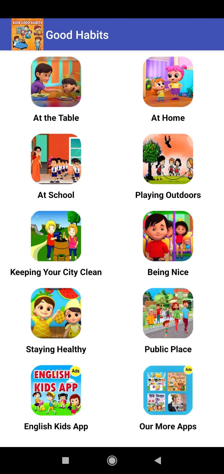 اسکرین شات 2 برنامه Good Habits For Kids