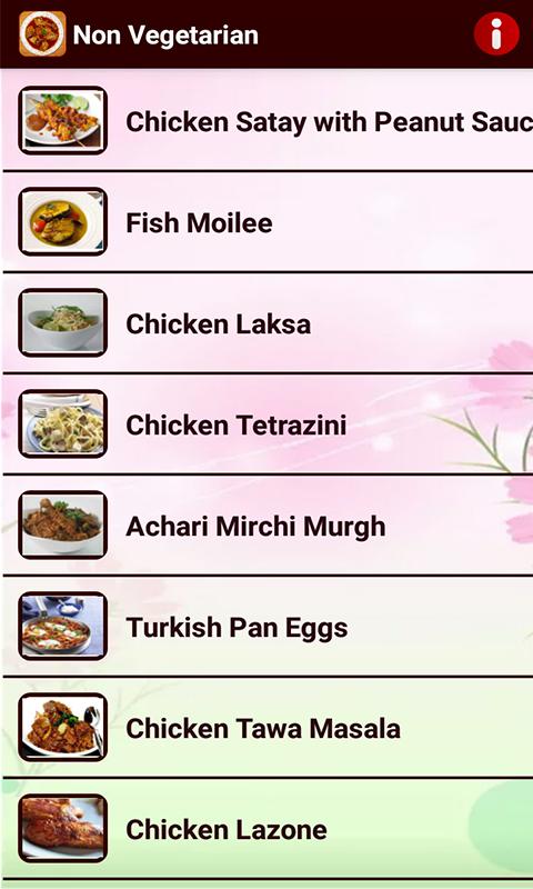 اسکرین شات 5 برنامه Recipes Book