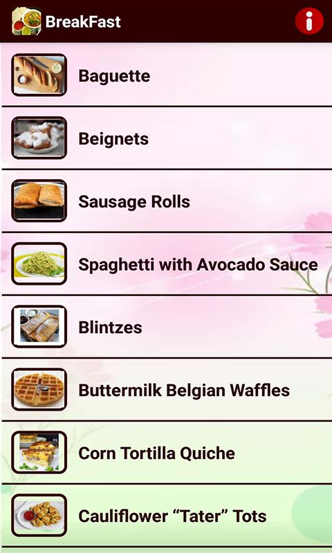 اسکرین شات 4 برنامه Recipes Book