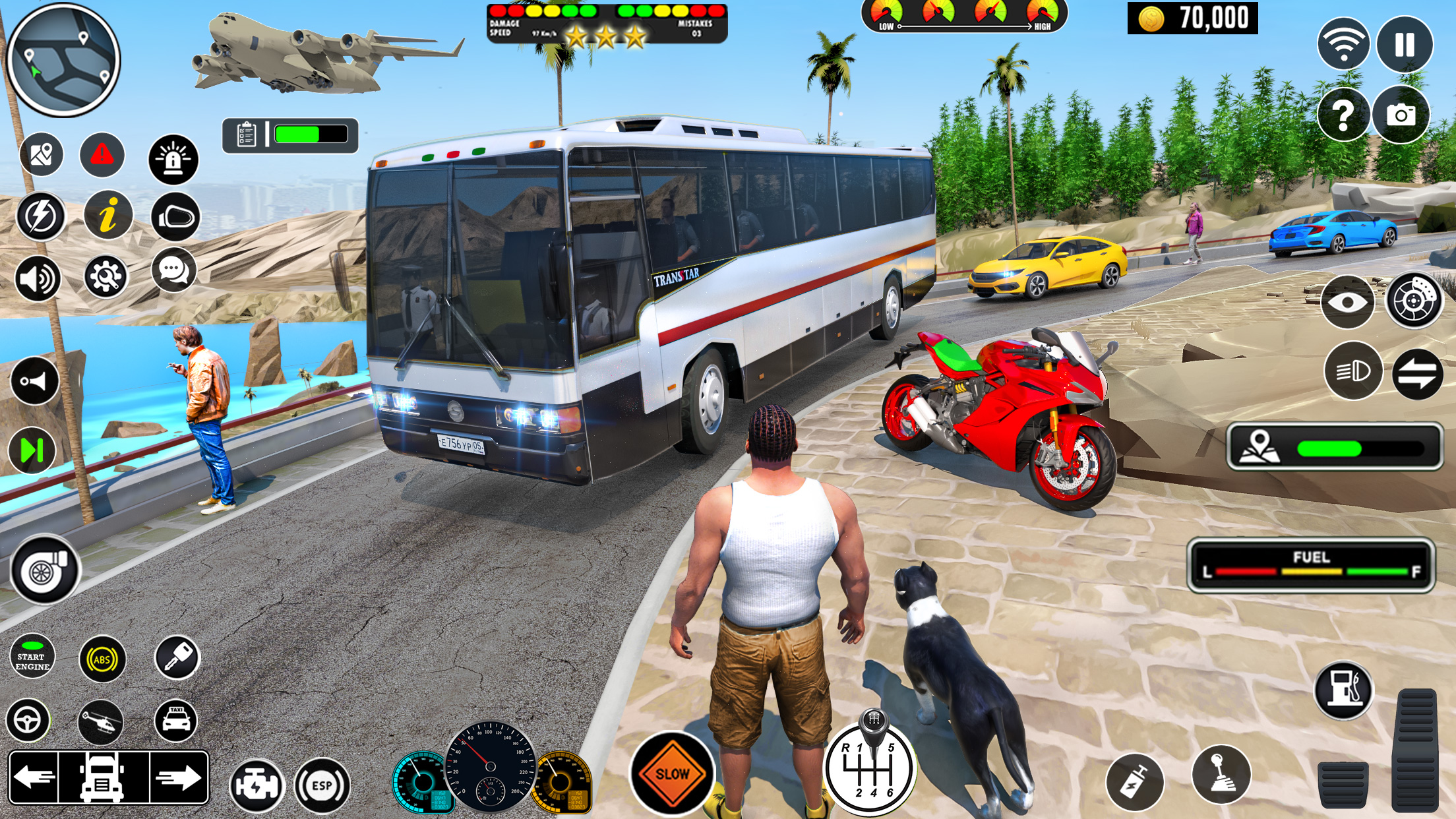 اسکرین شات 1 بازی Coach Bus Driving : Bus Games