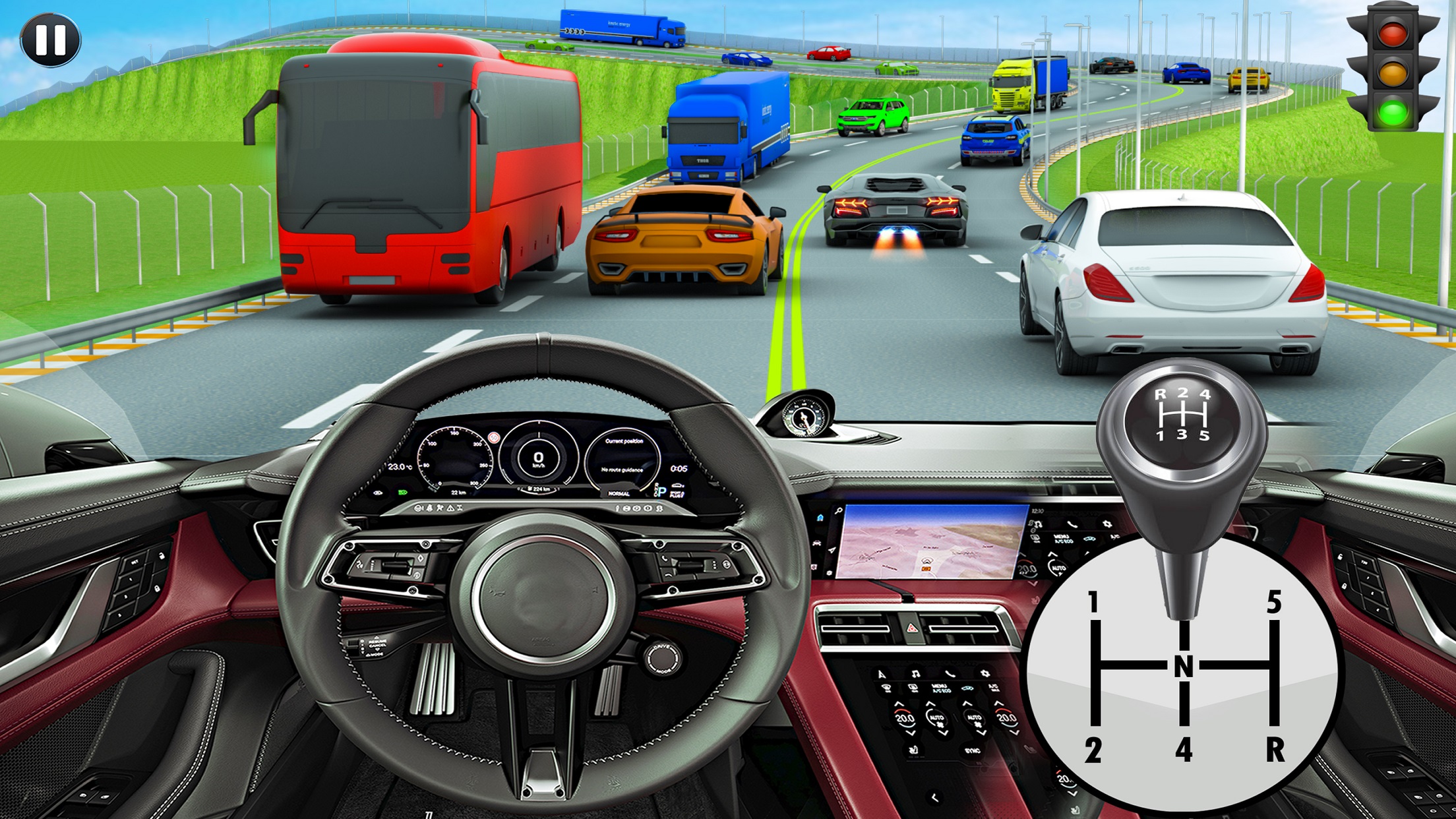 اسکرین شات 3 بازی Coach Bus Driving : Bus Games