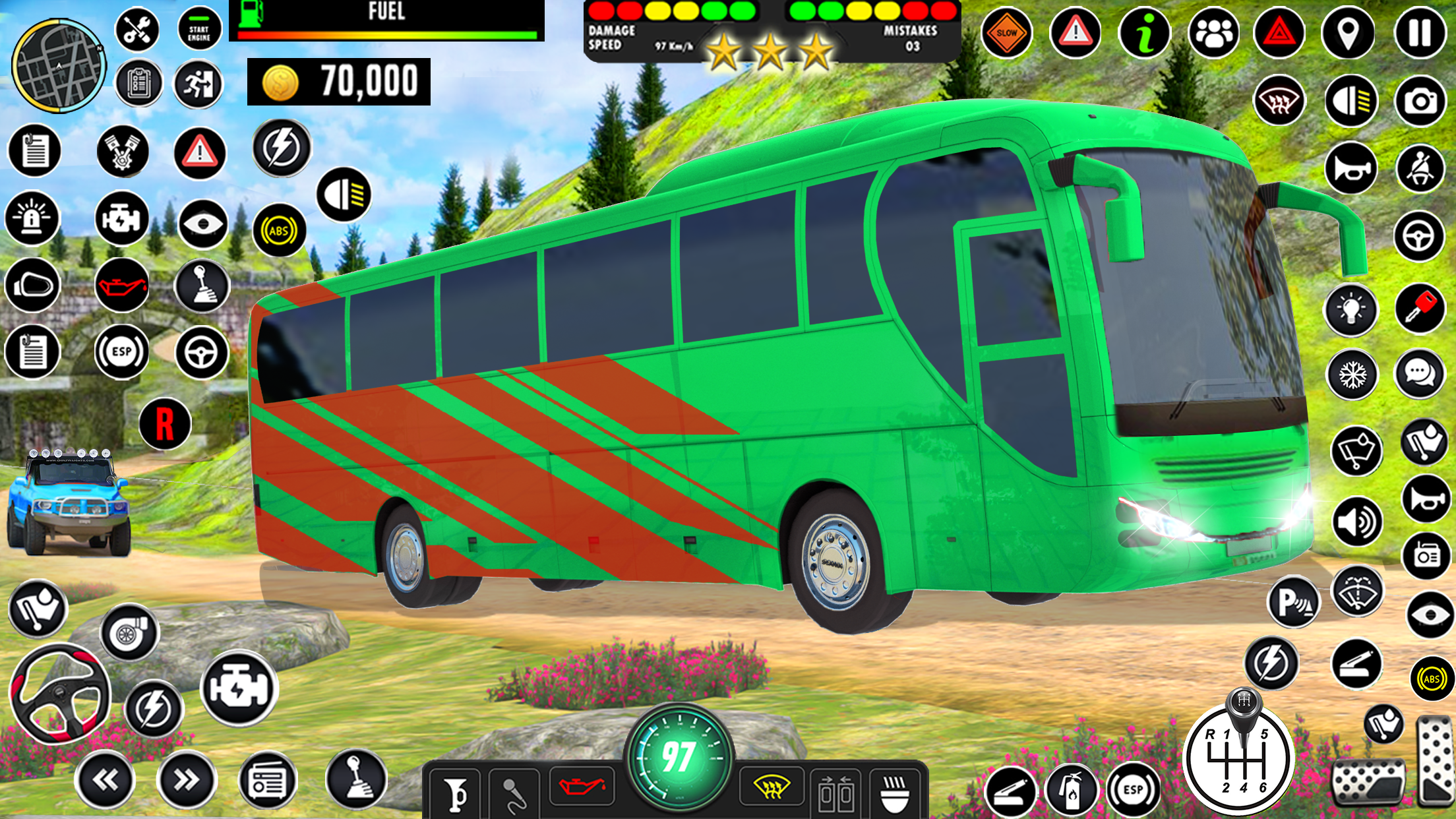 اسکرین شات 2 بازی Coach Bus Driving : Bus Games