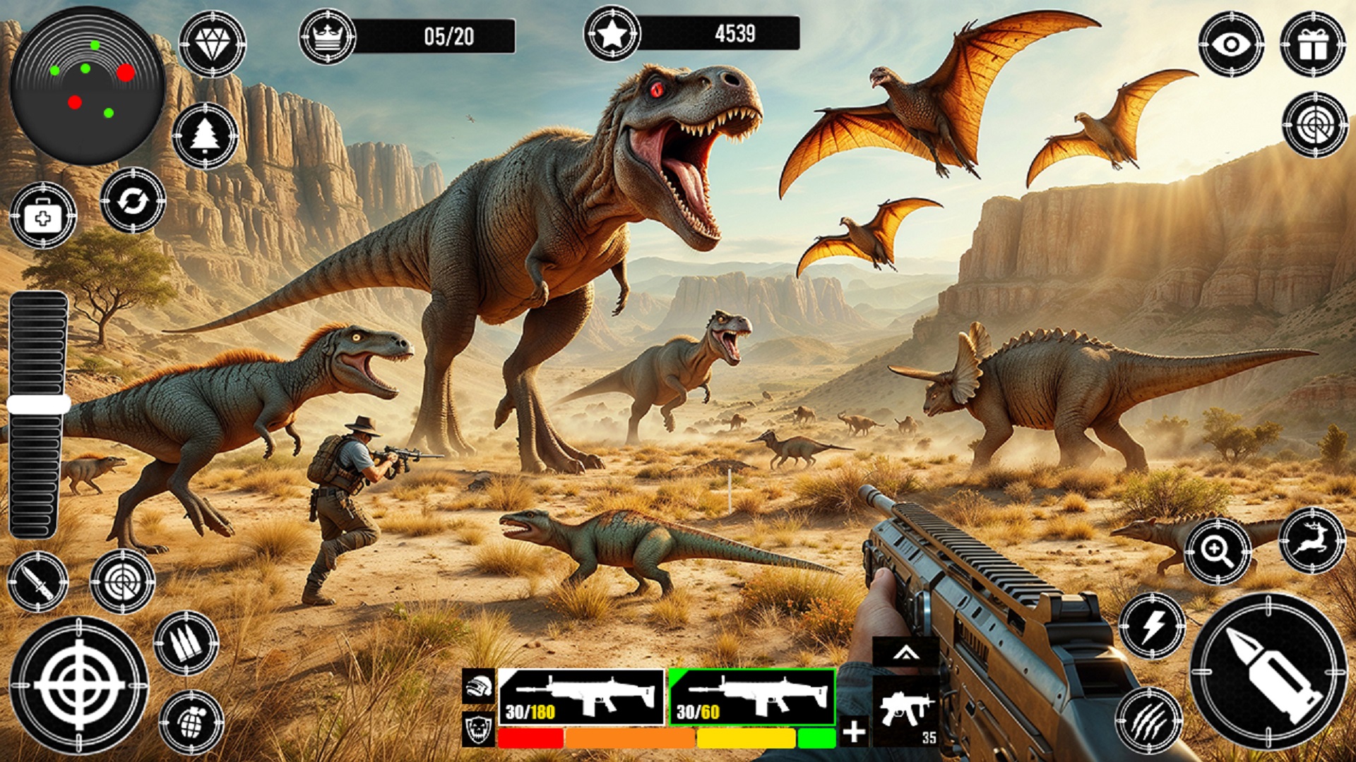 اسکرین شات 1 بازی Real Dino Hunter: Wild Hunt