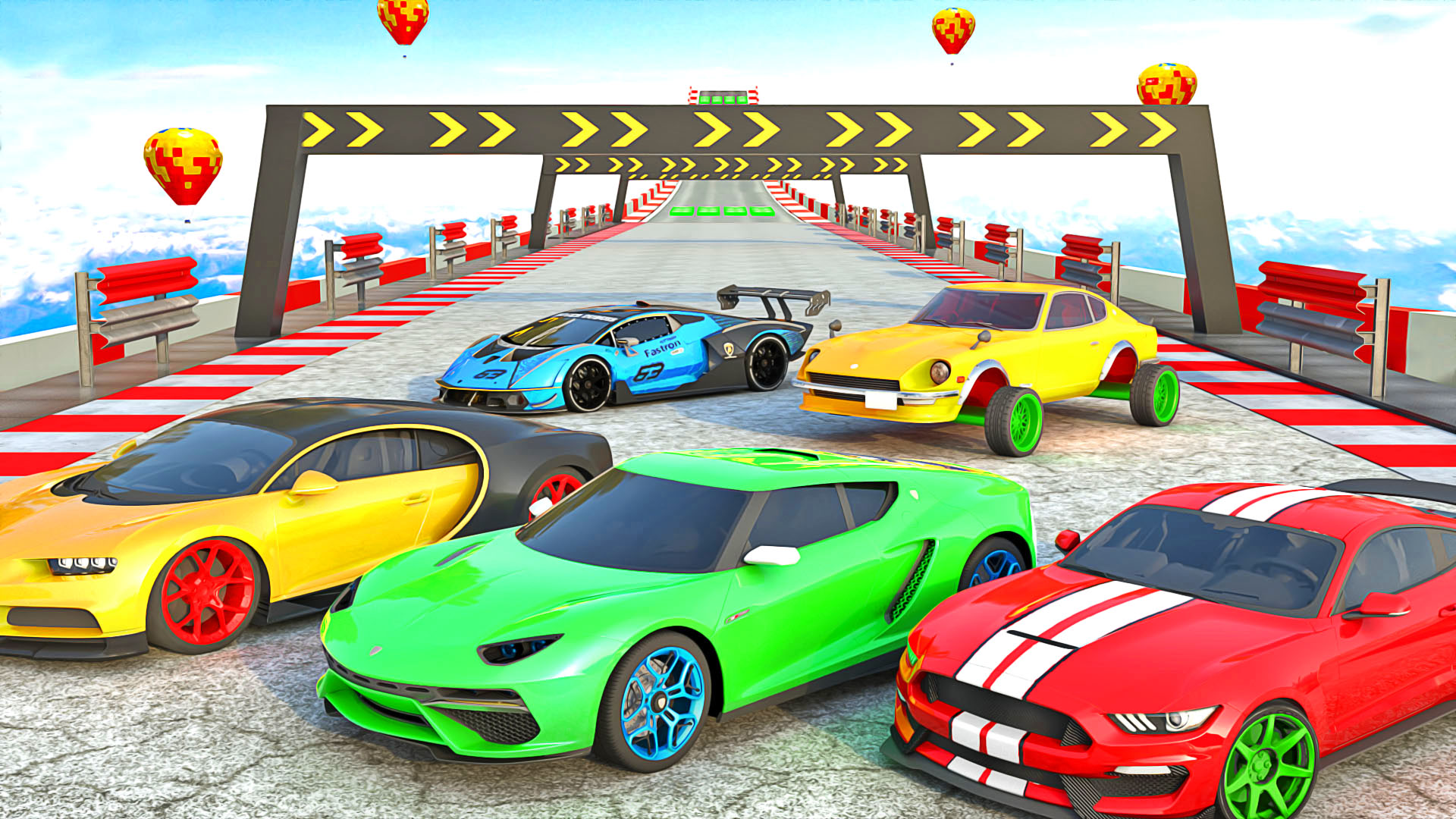 اسکرین شات 2 بازی Real Mega Ramp Car Stunt Games