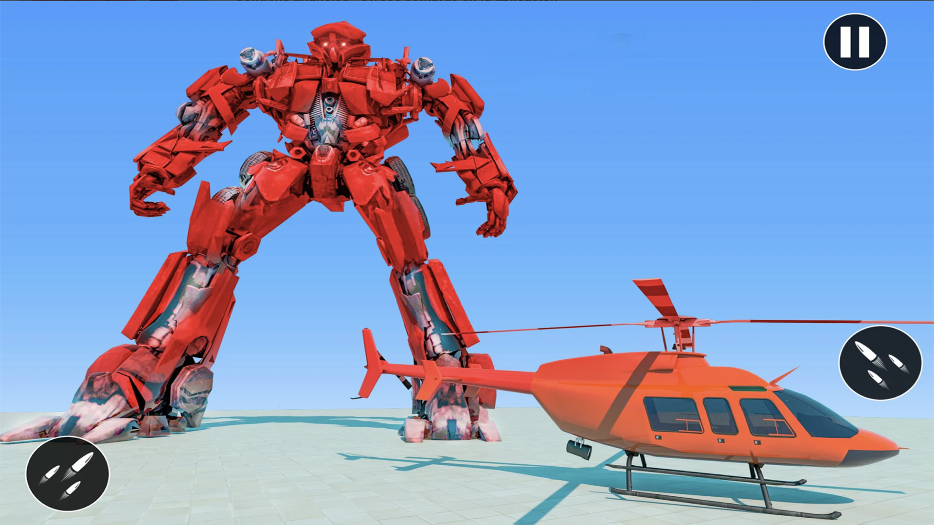 اسکرین شات 1 بازی Police Car US War Robot Games