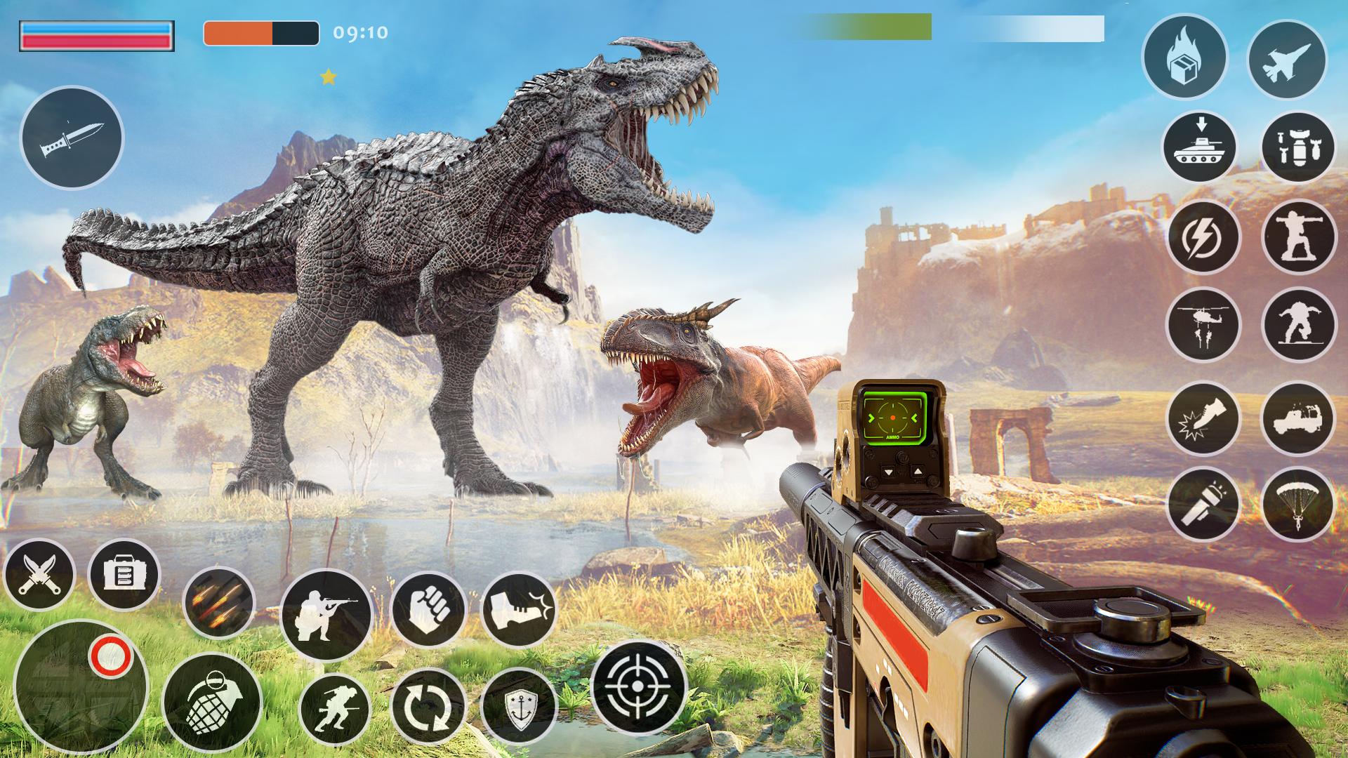 اسکرین شات 3 برنامه Wild Dino Hunting: Zoo Hunter