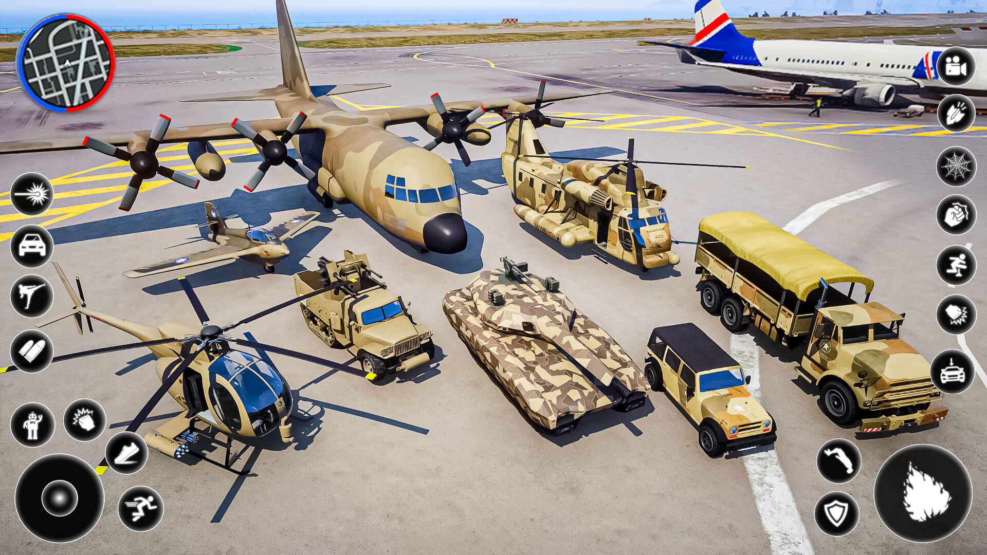 اسکرین شات 2 بازی Army Transport Vehicles Games