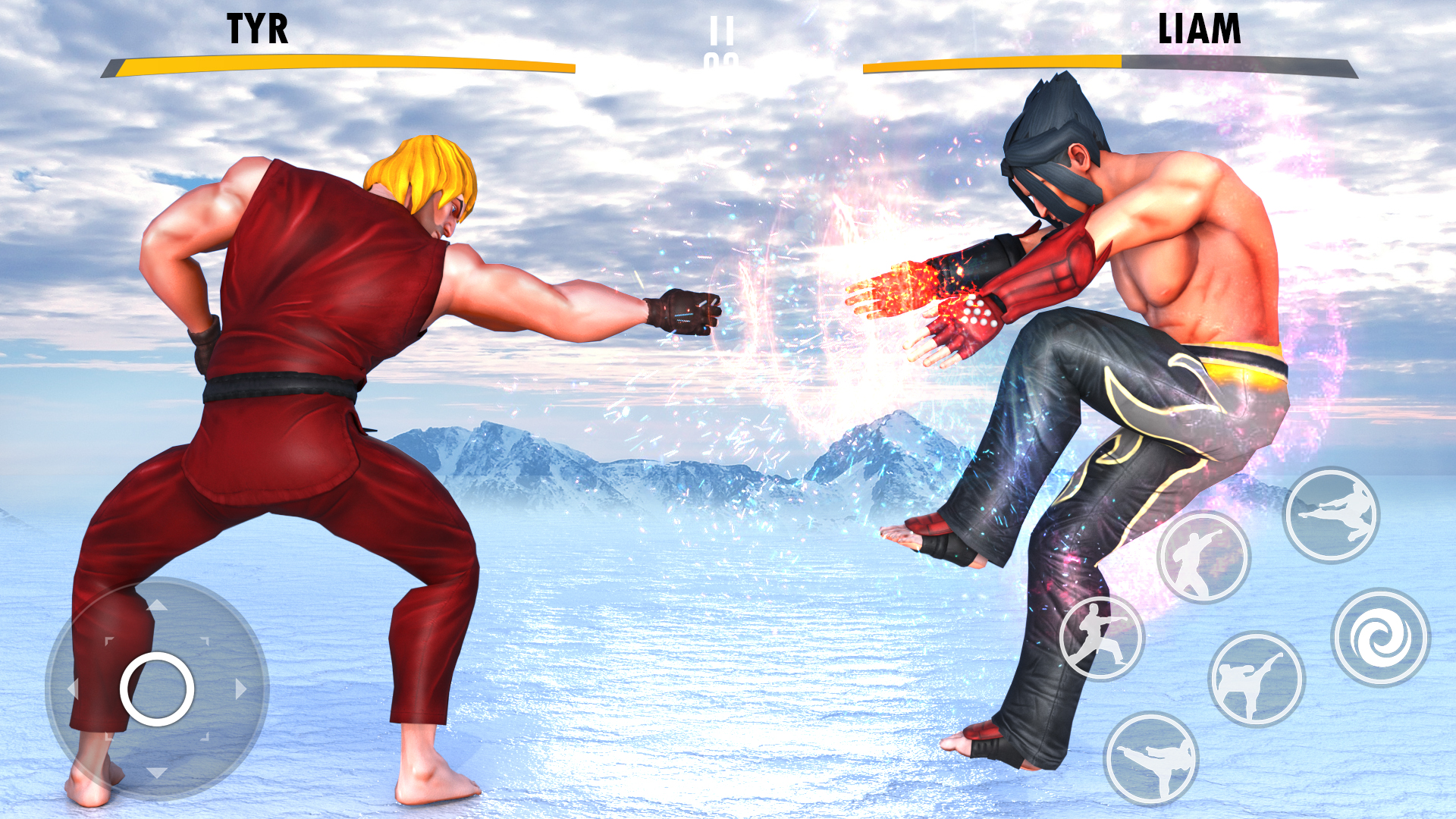 اسکرین شات 6 برنامه Kung Fu Heros: Fighting Game