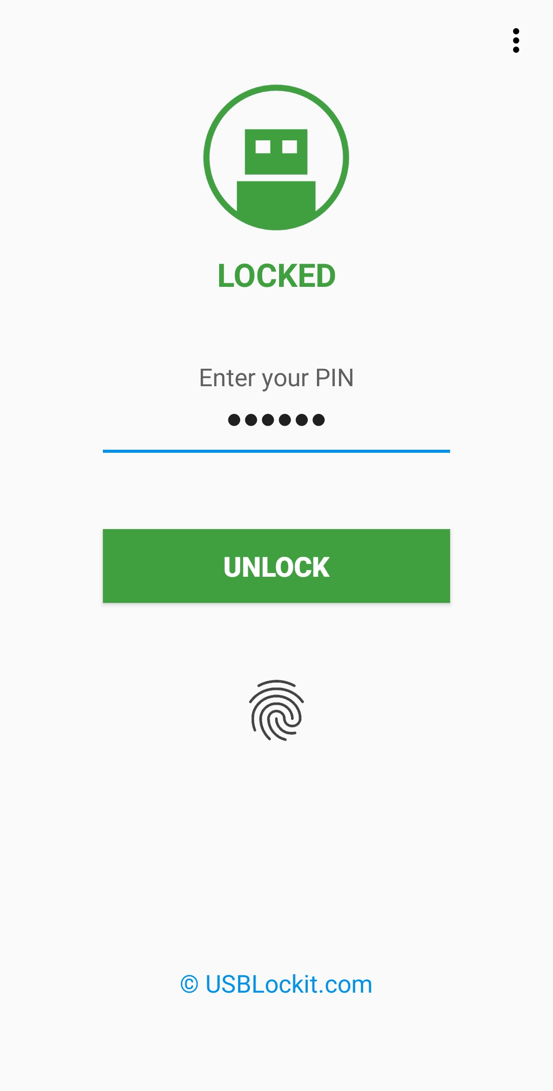 اسکرین شات 5 برنامه USB Lockit - Pendrive Password