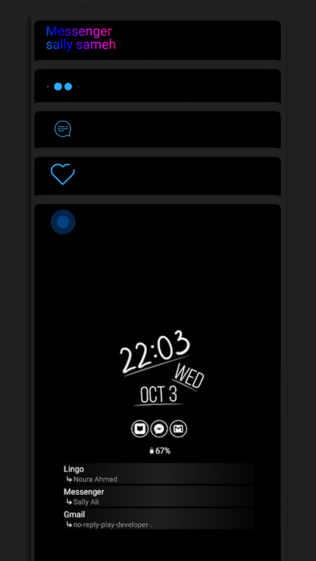 اسکرین شات 7 برنامه Always On Edge AOD & LED Light