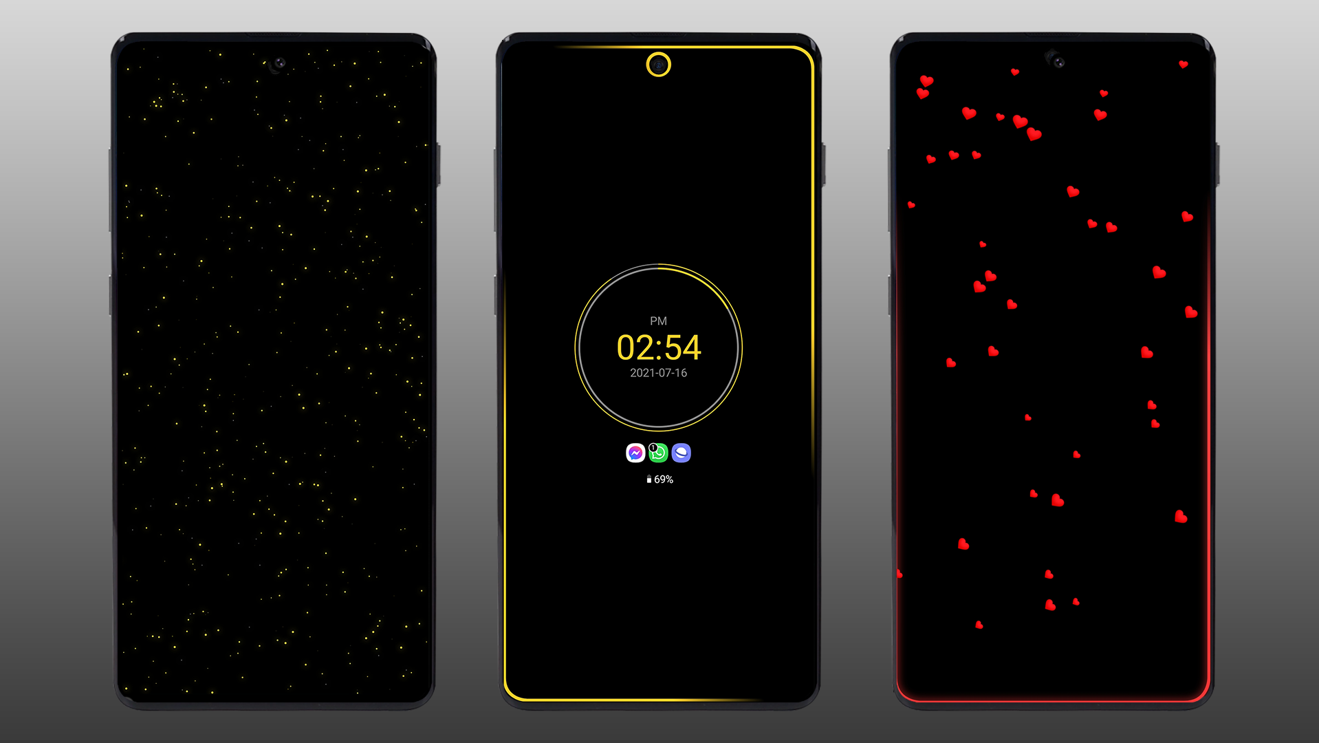 اسکرین شات 3 برنامه Always On Edge AOD & LED Light