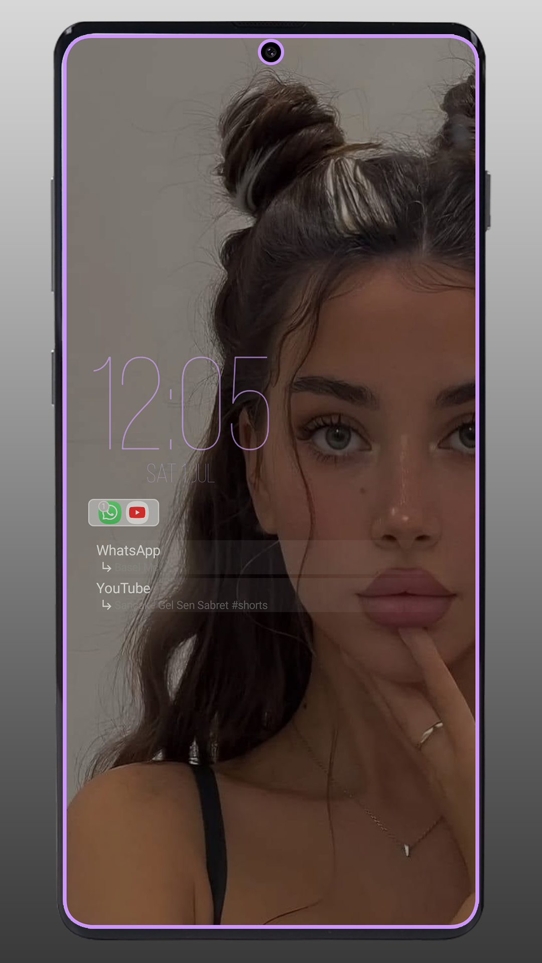 اسکرین شات 1 برنامه Always On Edge AOD & LED Light