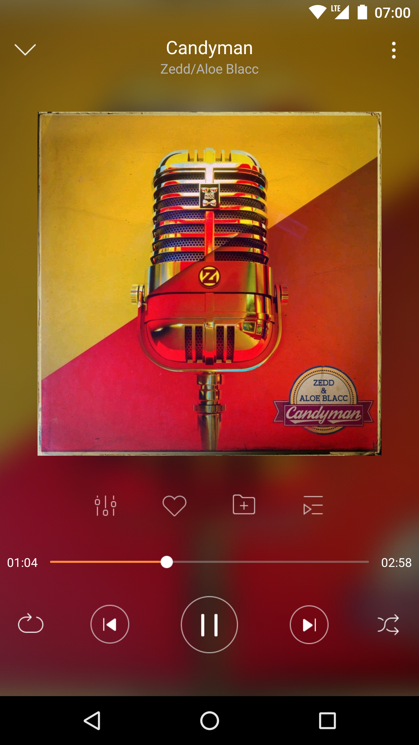 اسکرین شات 3 برنامه Music Player - just LISTENit