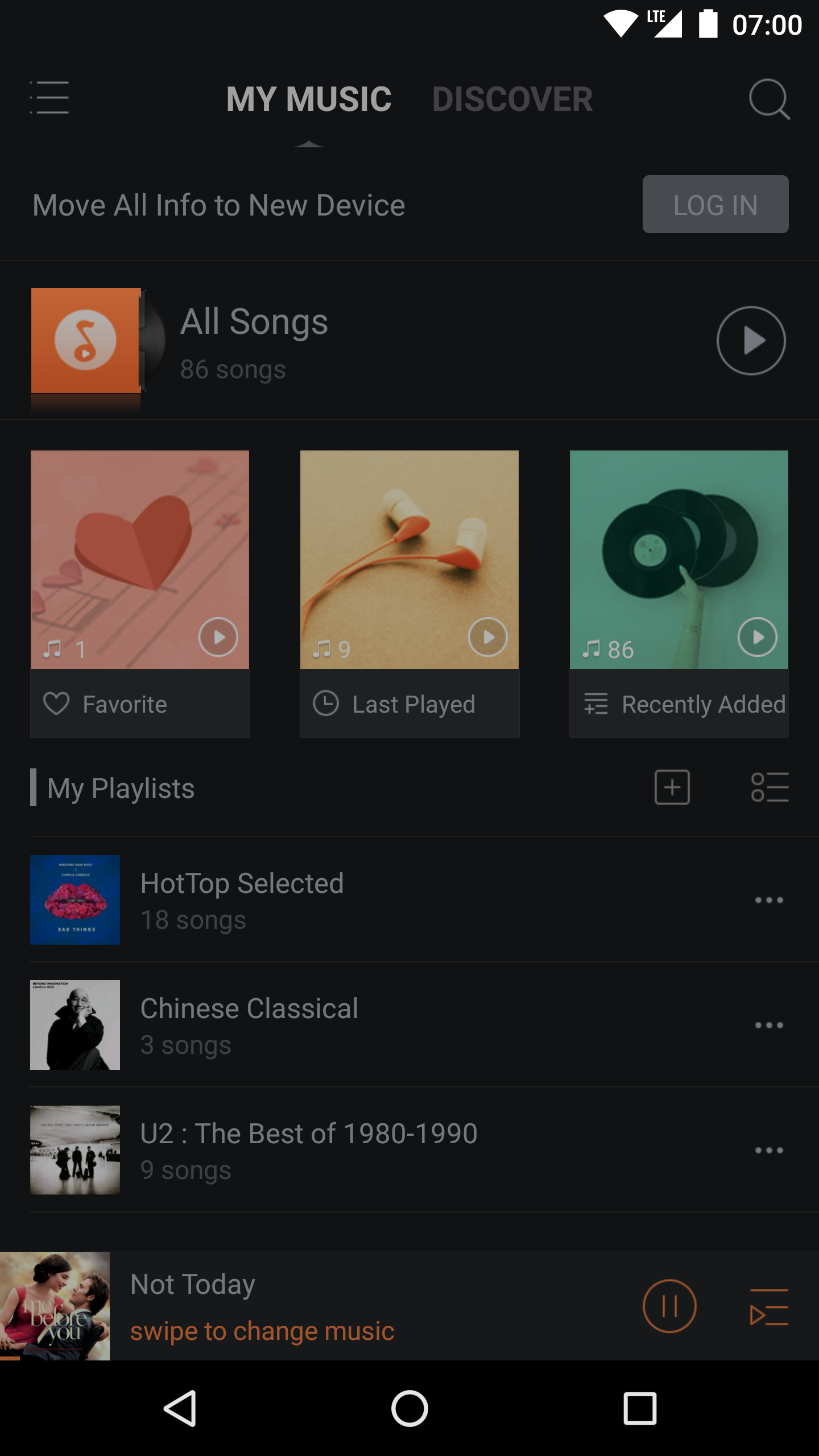 اسکرین شات 7 برنامه Music Player - just LISTENit