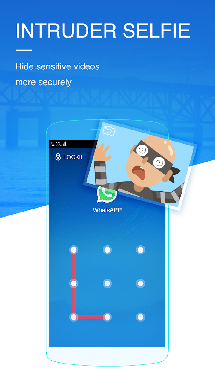 اسکرین شات 4 برنامه LOCKit - App Lock, Photos Vault, Fingerprint Lock