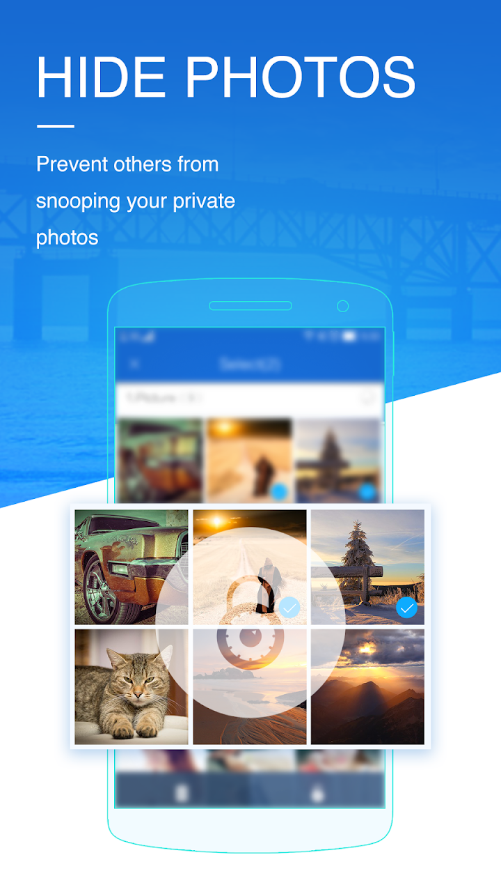 اسکرین شات 2 برنامه LOCKit - App Lock, Photos Vault, Fingerprint Lock