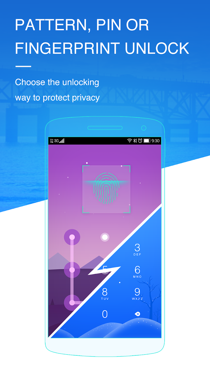 اسکرین شات 6 برنامه LOCKit - App Lock, Photos Vault, Fingerprint Lock