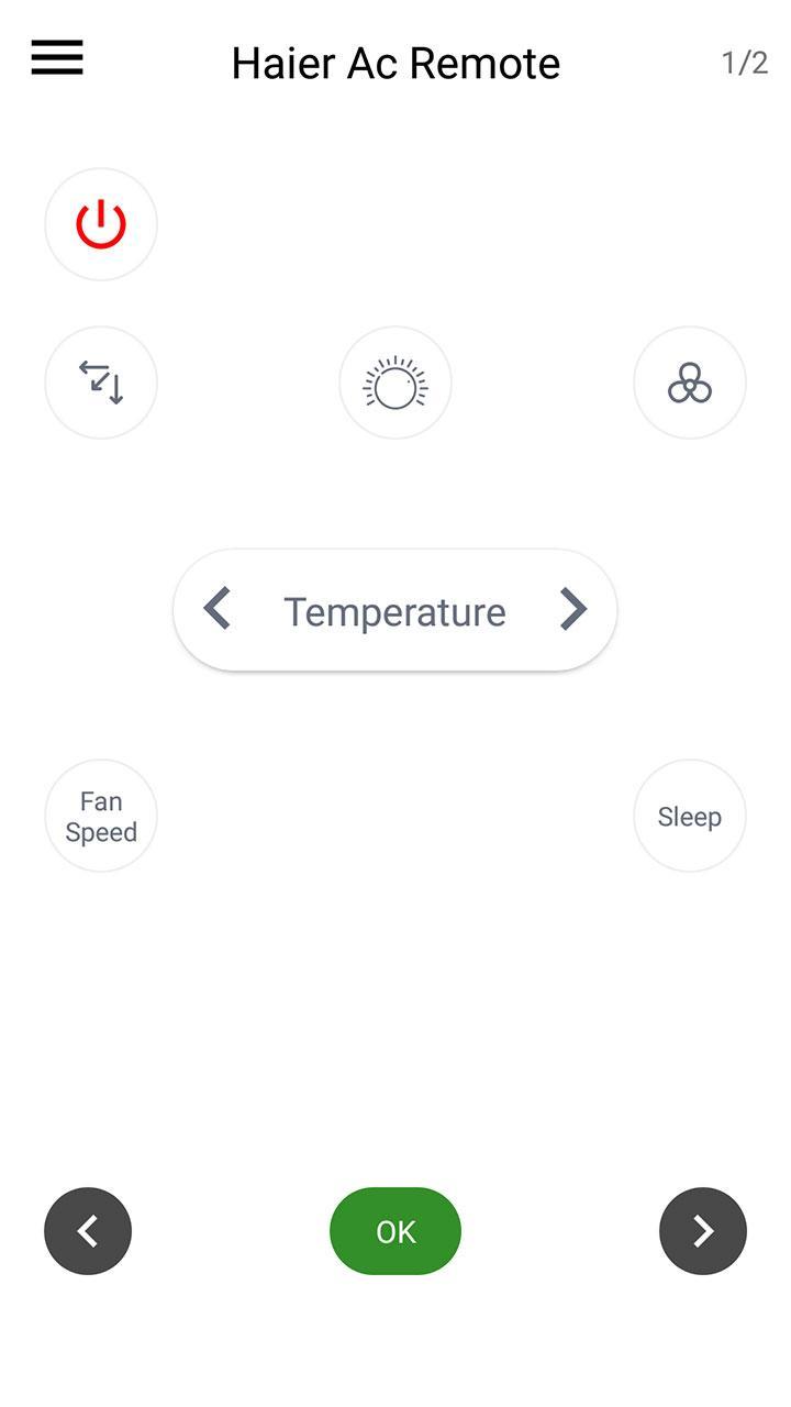 اسکرین شات 5 برنامه AC Remote Control