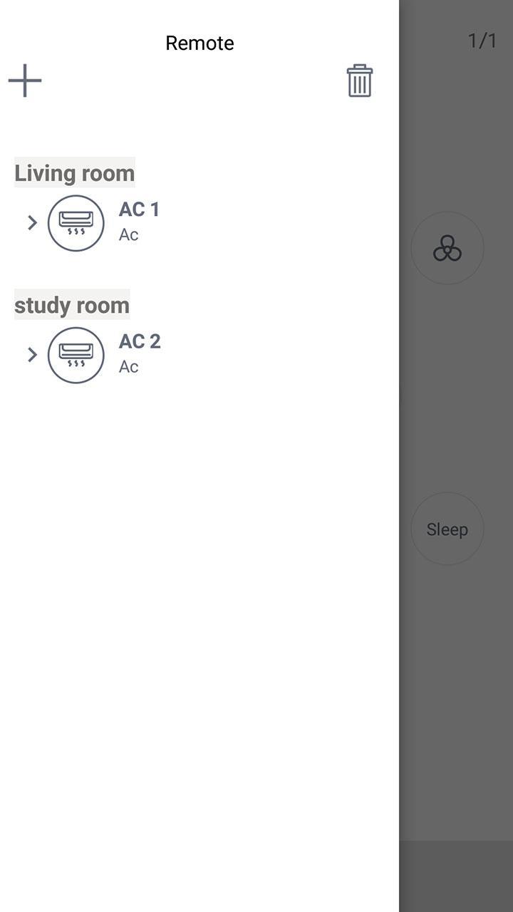 اسکرین شات 7 برنامه AC Remote Control
