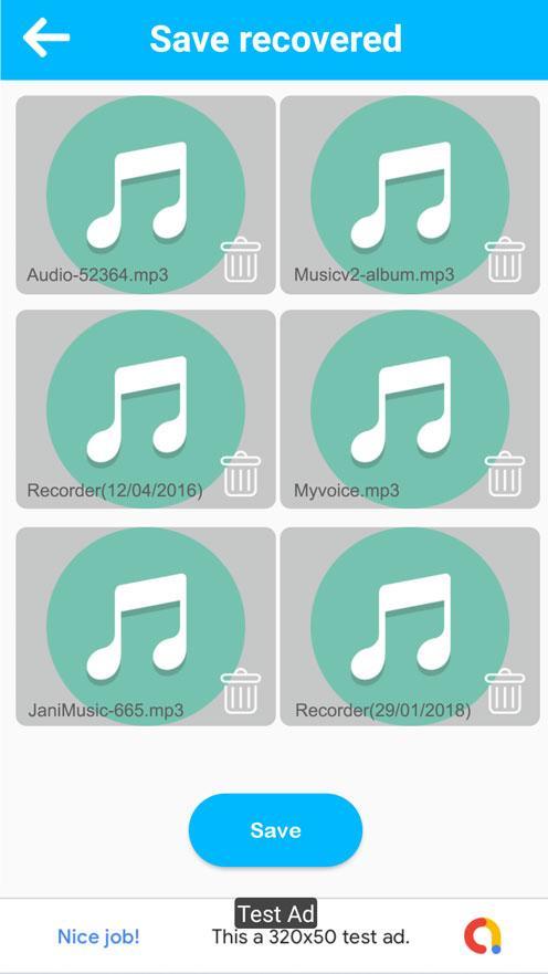 اسکرین شات 7 برنامه Recover deleted files