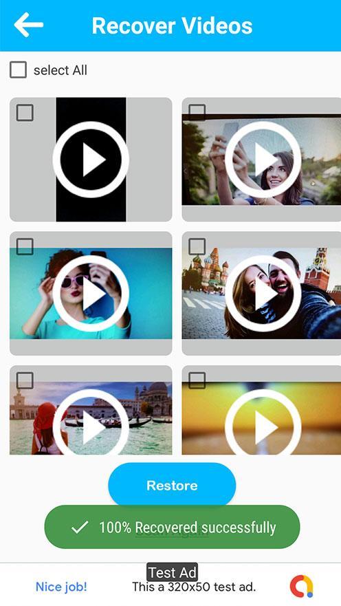 اسکرین شات 5 برنامه Recover deleted files