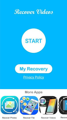 اسکرین شات 1 برنامه recover deleted video - video recovery