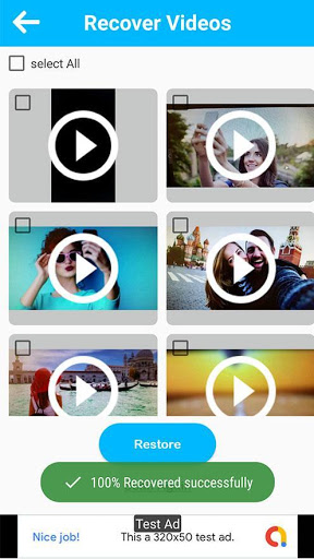 اسکرین شات 3 برنامه recover deleted video - video recovery