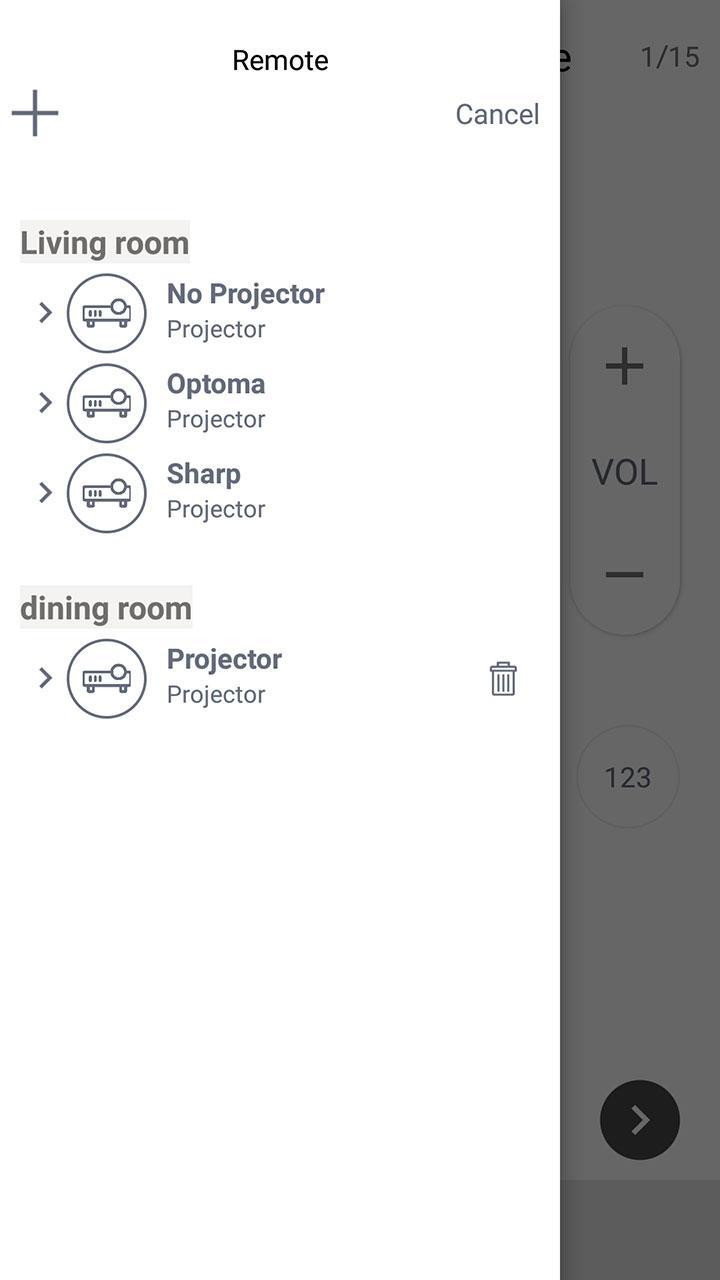 اسکرین شات 7 برنامه Remote projector
