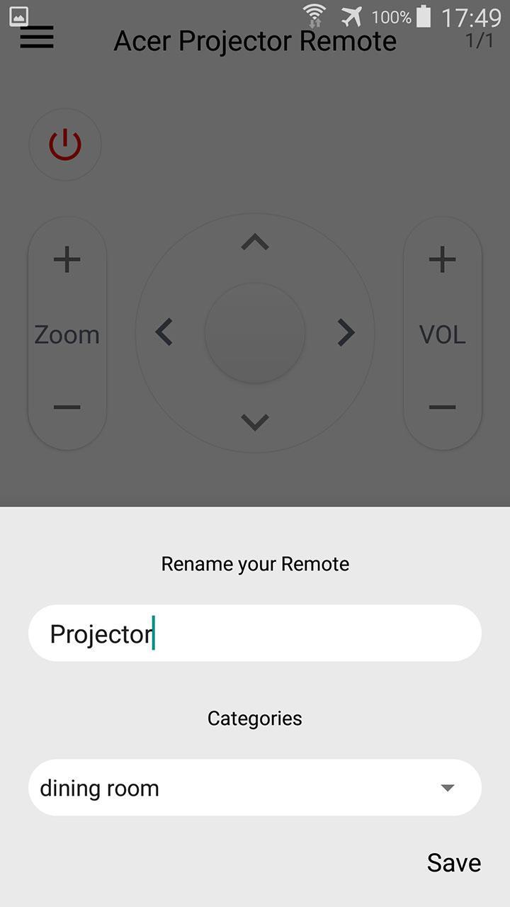 اسکرین شات 6 برنامه Remote projector