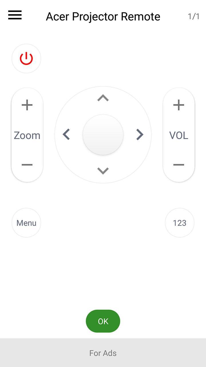 اسکرین شات 4 برنامه Remote projector