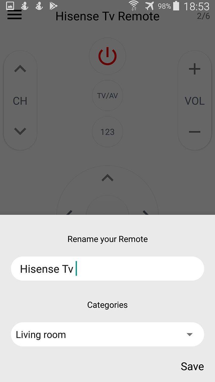 اسکرین شات 5 برنامه Remote Control For Tv