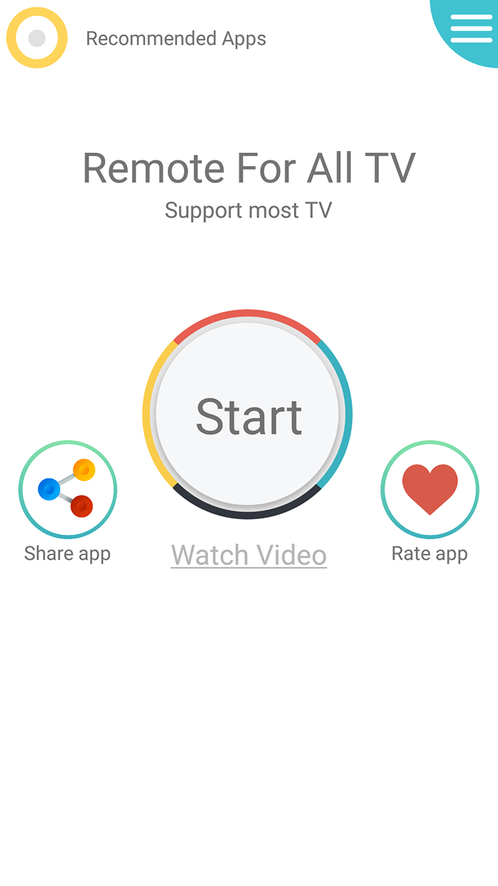 اسکرین شات 1 برنامه Remote Control For Tv