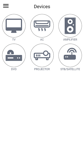 اسکرین شات 1 برنامه Universal remote control for Tv & AC, DVD, STB