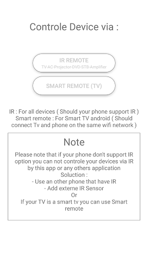 اسکرین شات 2 برنامه Universal remote control for Tv & AC, DVD, STB