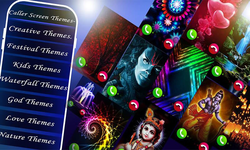 اسکرین شات 3 برنامه Color Call Flash - LED Caller