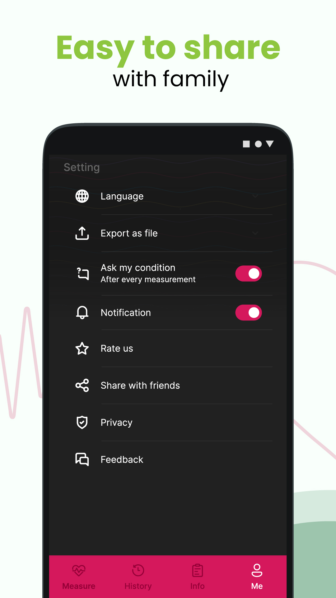 اسکرین شات 7 برنامه Heart Rate Monitor: BP Tracker