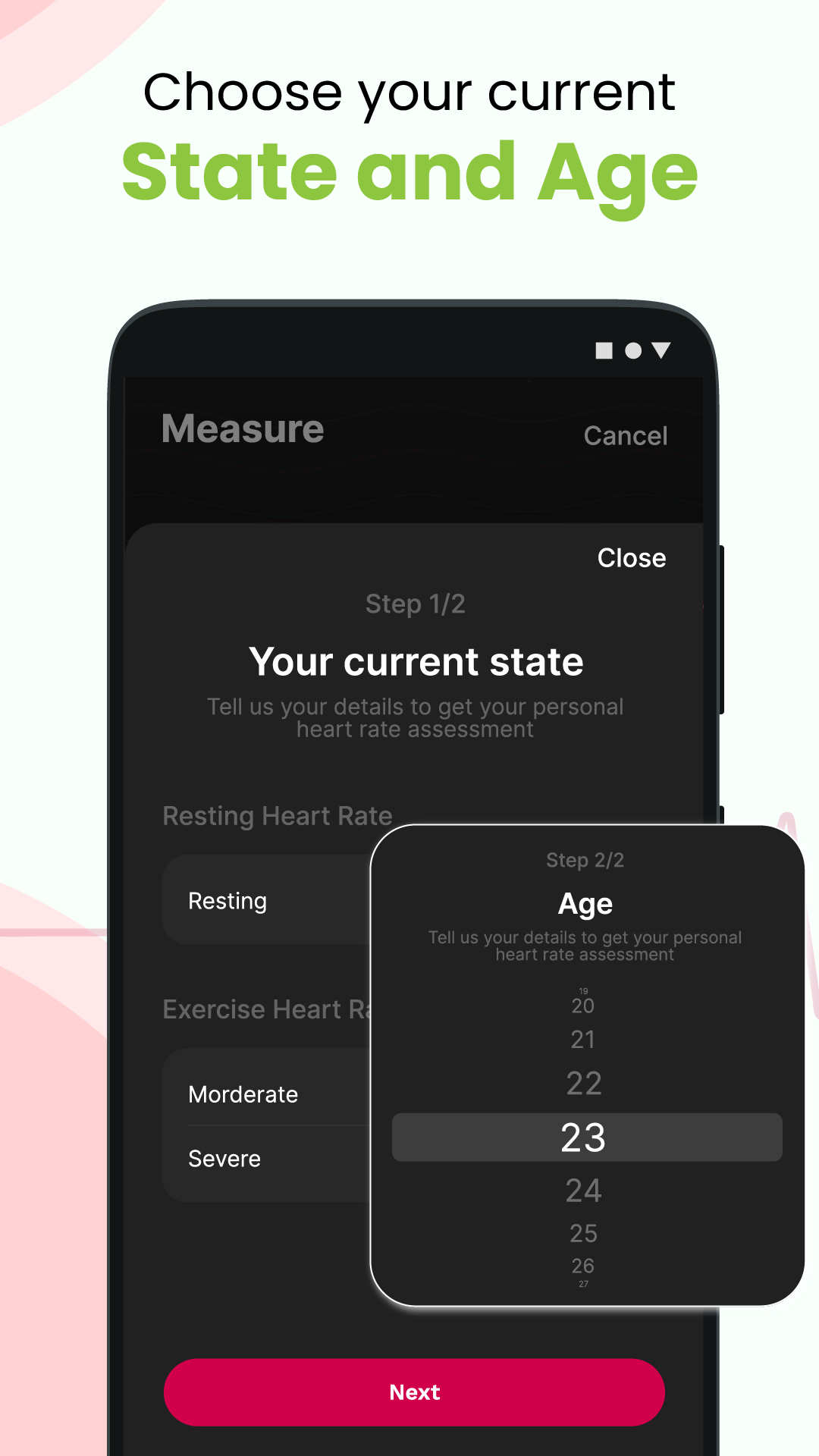 اسکرین شات 3 برنامه Heart Rate Monitor: BP Tracker