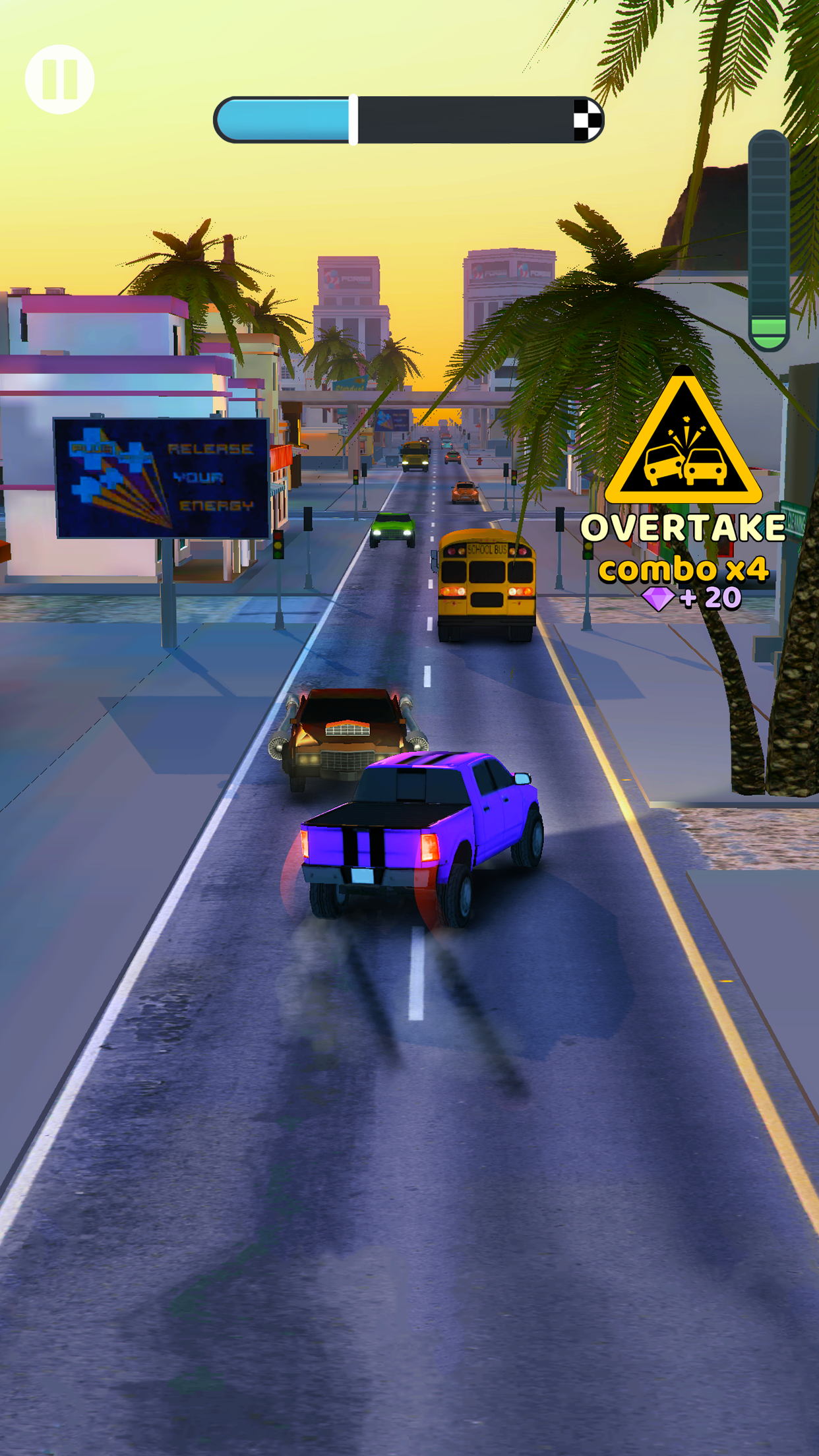 اسکرین شات 6 بازی Rush Hour 3D: Car Game