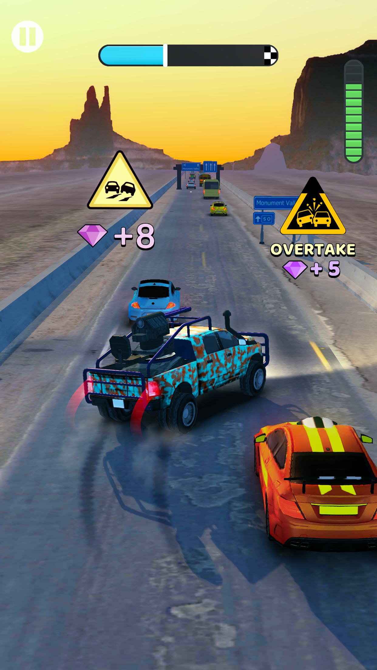 اسکرین شات 2 بازی Rush Hour 3D: Car Game
