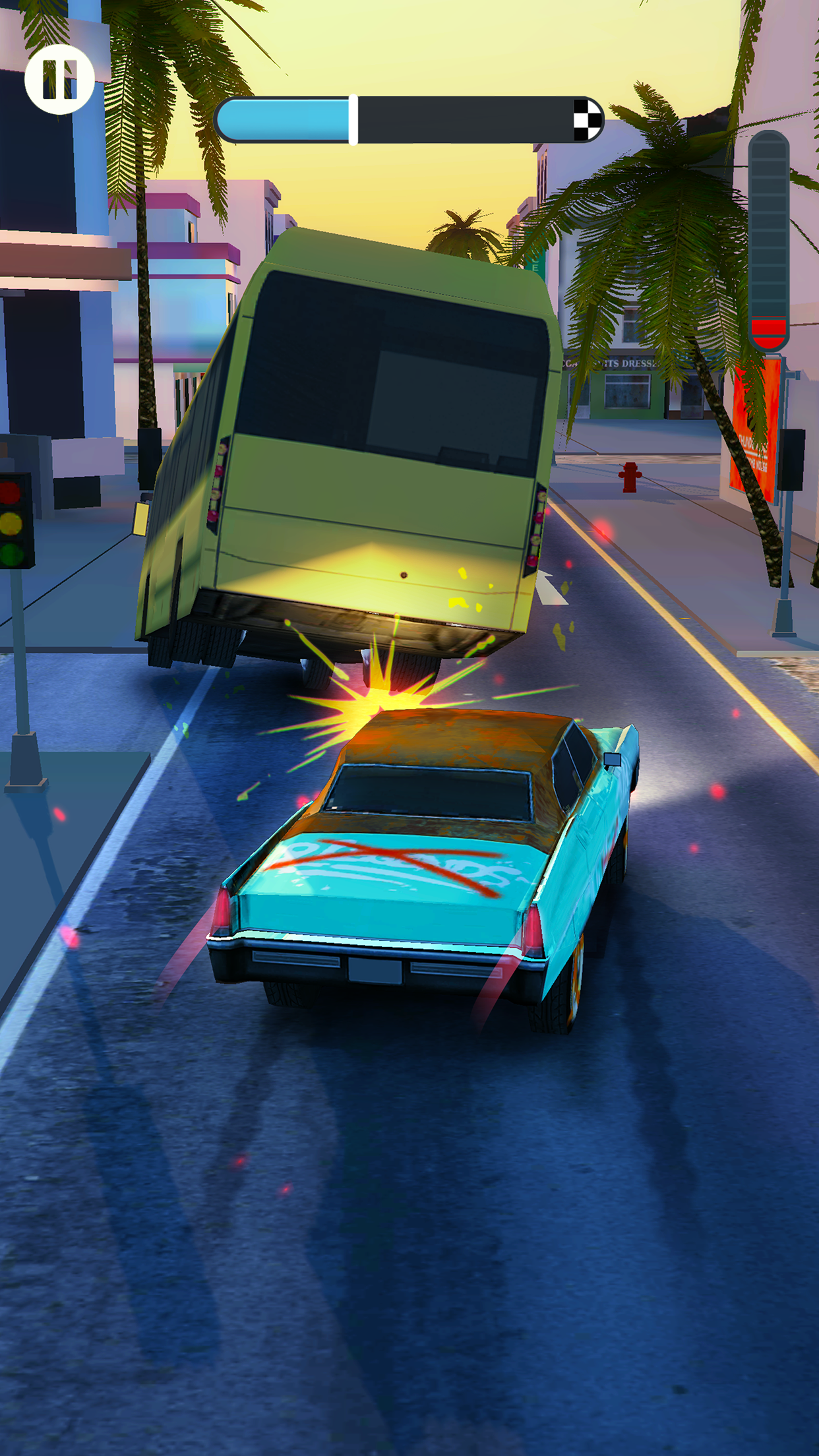 اسکرین شات 7 بازی Rush Hour 3D: Car Game