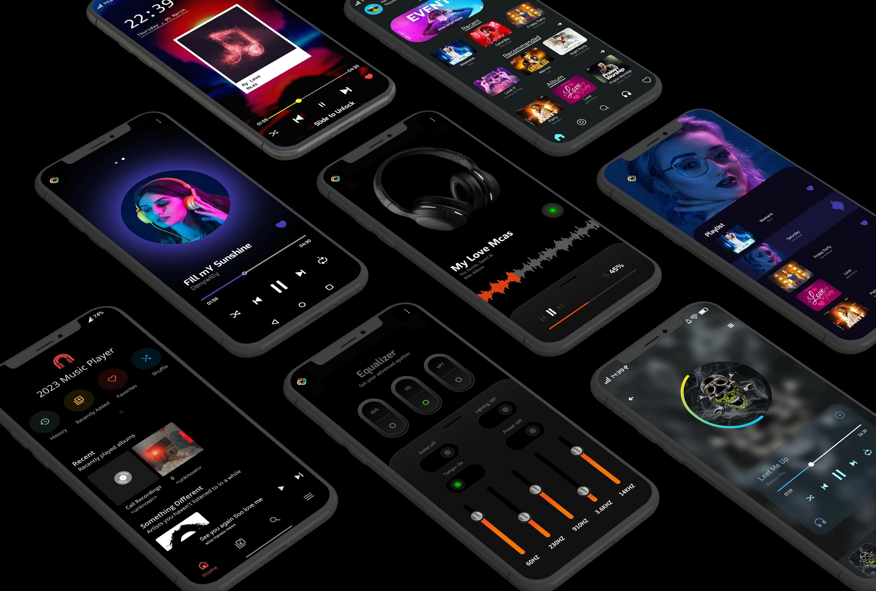 اسکرین شات 1 برنامه Music Player for Android ™