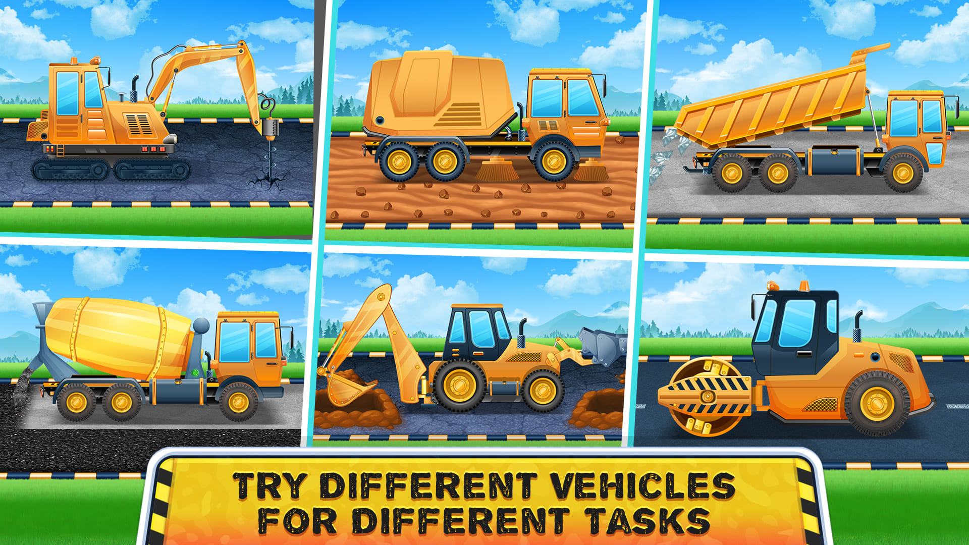 اسکرین شات 2 بازی Road Builder Construction Game