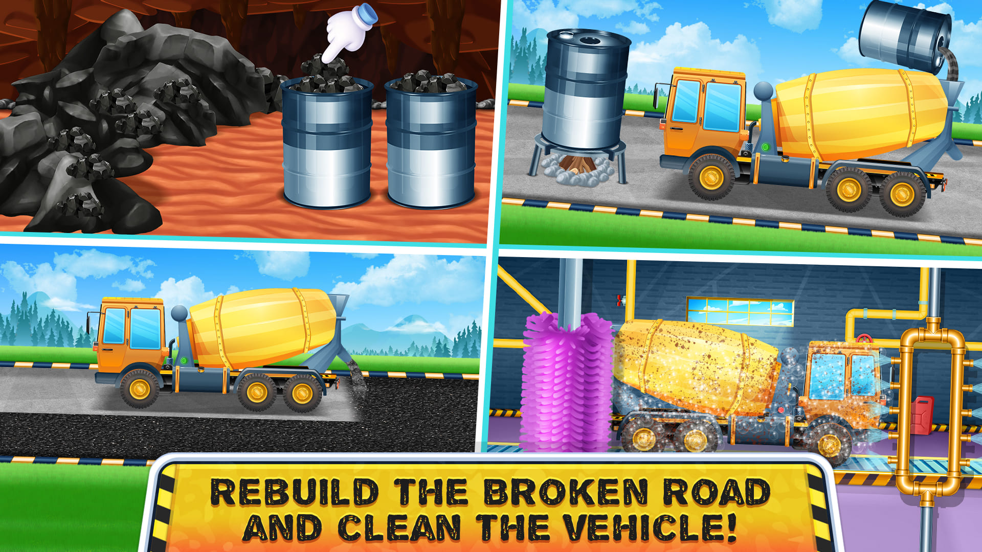 اسکرین شات 5 بازی Road Builder Construction Game